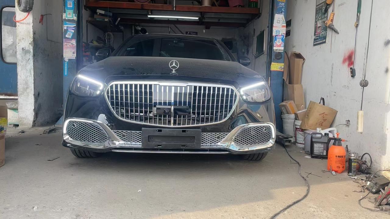 奔驰e级改装迈巴赫包围