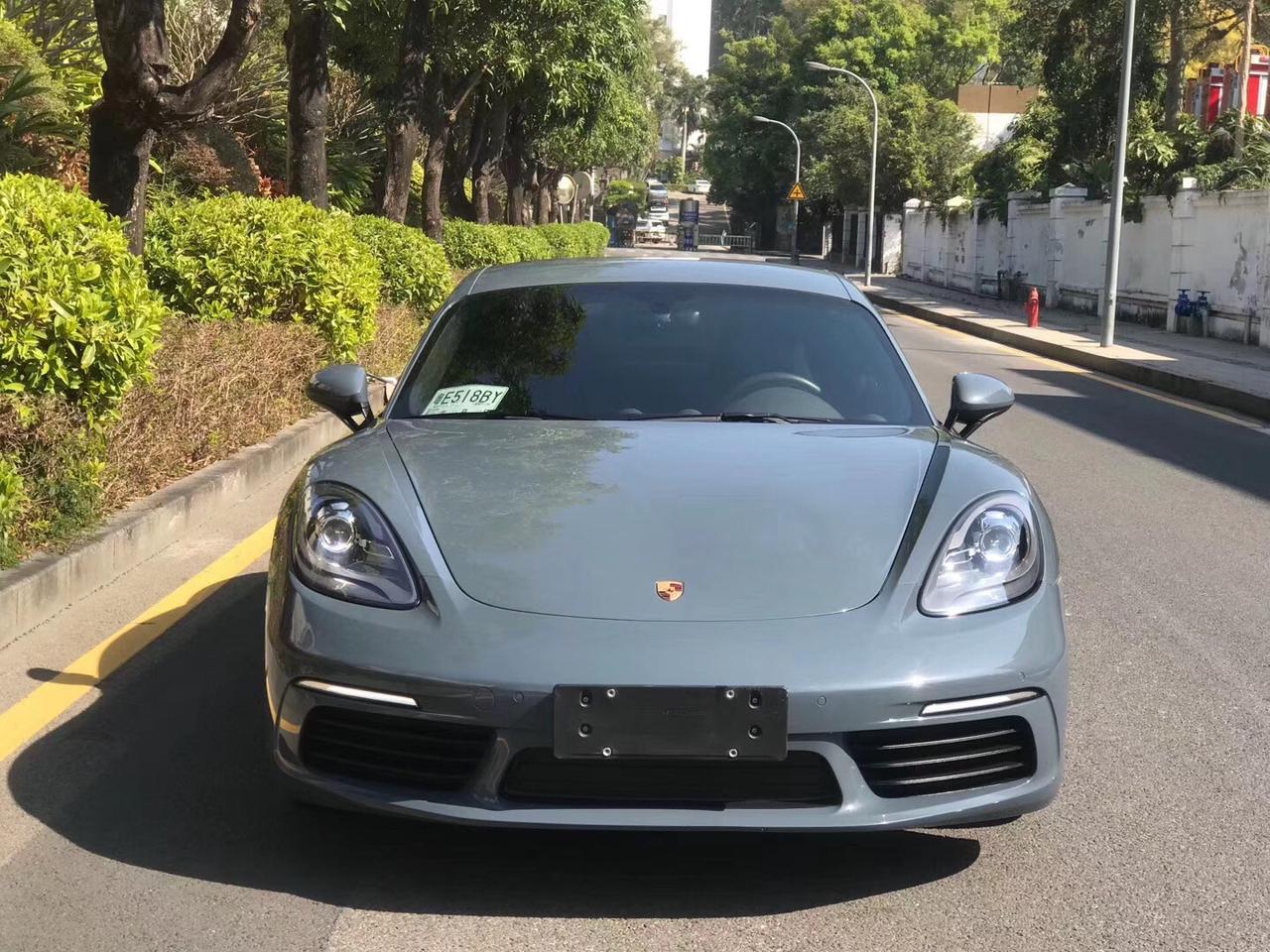 保时捷718卡曼,石墨蓝,全国少有的颜色,行驶2万多公里,帅