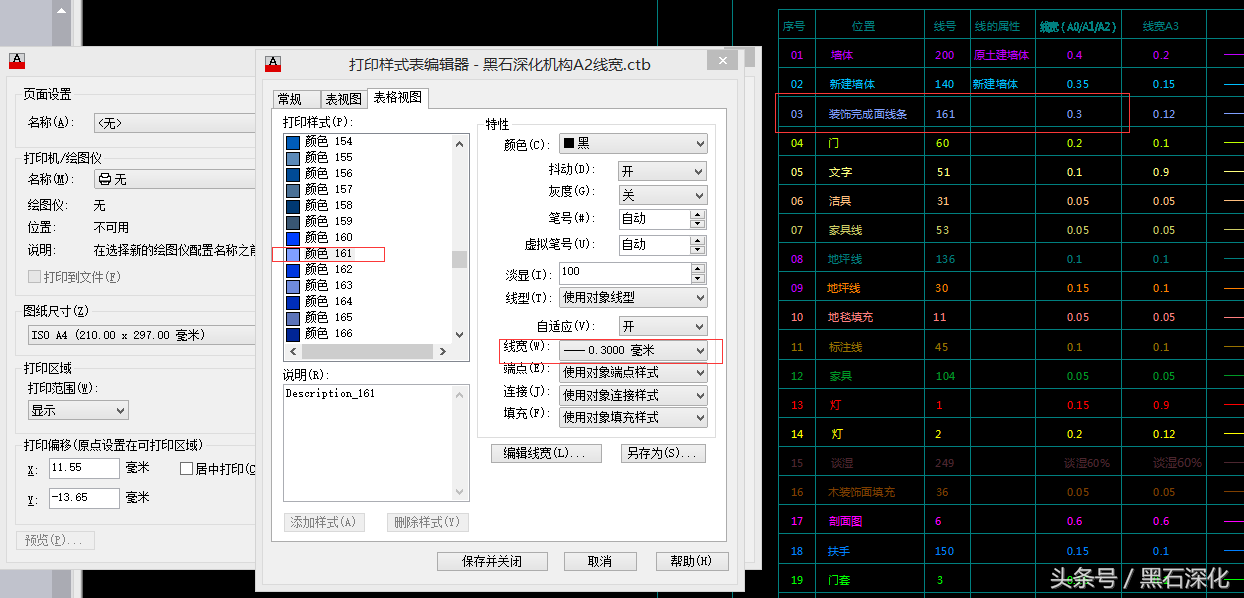 CAD图纸打印线宽设置方法秘籍公布