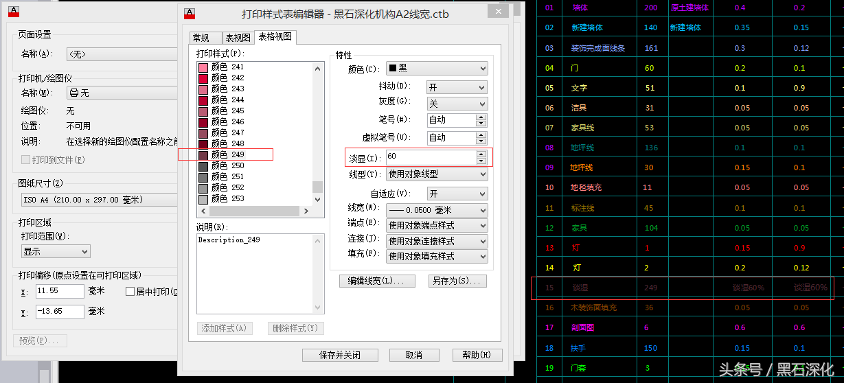 CAD图纸打印线宽设置方法秘籍公布