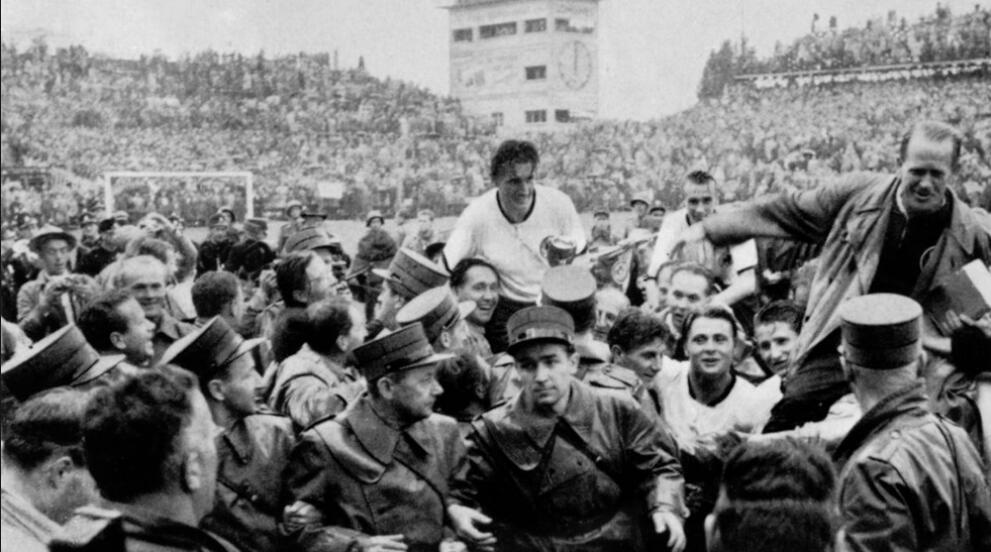 1954年世界杯哪里举行(史话世界杯：1954年瑞士世界杯的“伯尔尼奇迹”)