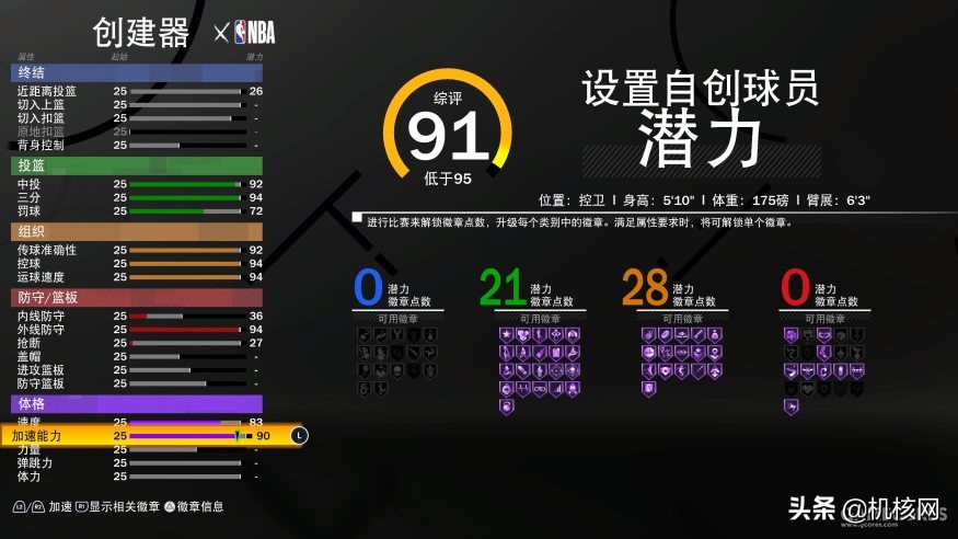 nba2k21有哪些属性(《NBA 2K21》次世代版本评测：未来已至，然道阻且长)