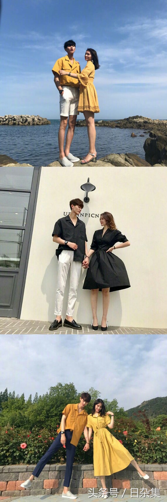 淘宝好看的情侣套装店铺高级情侣装搭配推荐夏