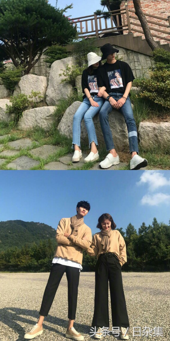 淘宝好看的情侣套装店铺高级情侣装搭配推荐夏