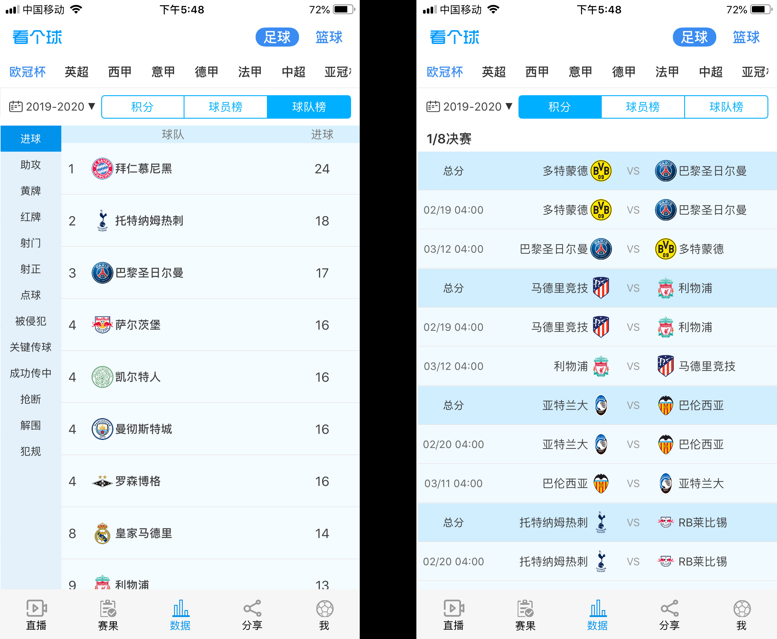 英超比赛哪里看球(看球神器，支持iPhone / 安卓 ┃NBA、CBA、英超、意甲全部直接看)