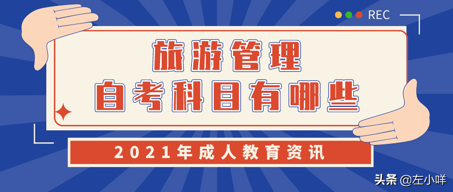 旅游管理自考科目有哪些