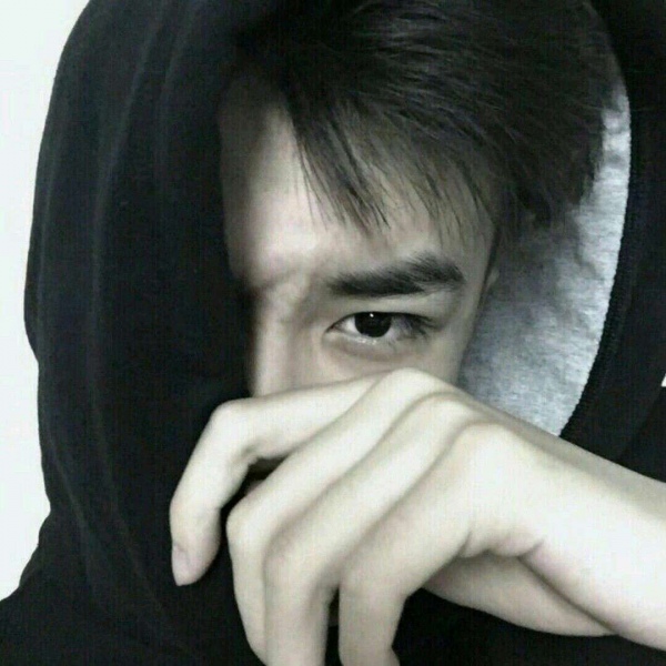 个性双影韩国头像男生大全图片