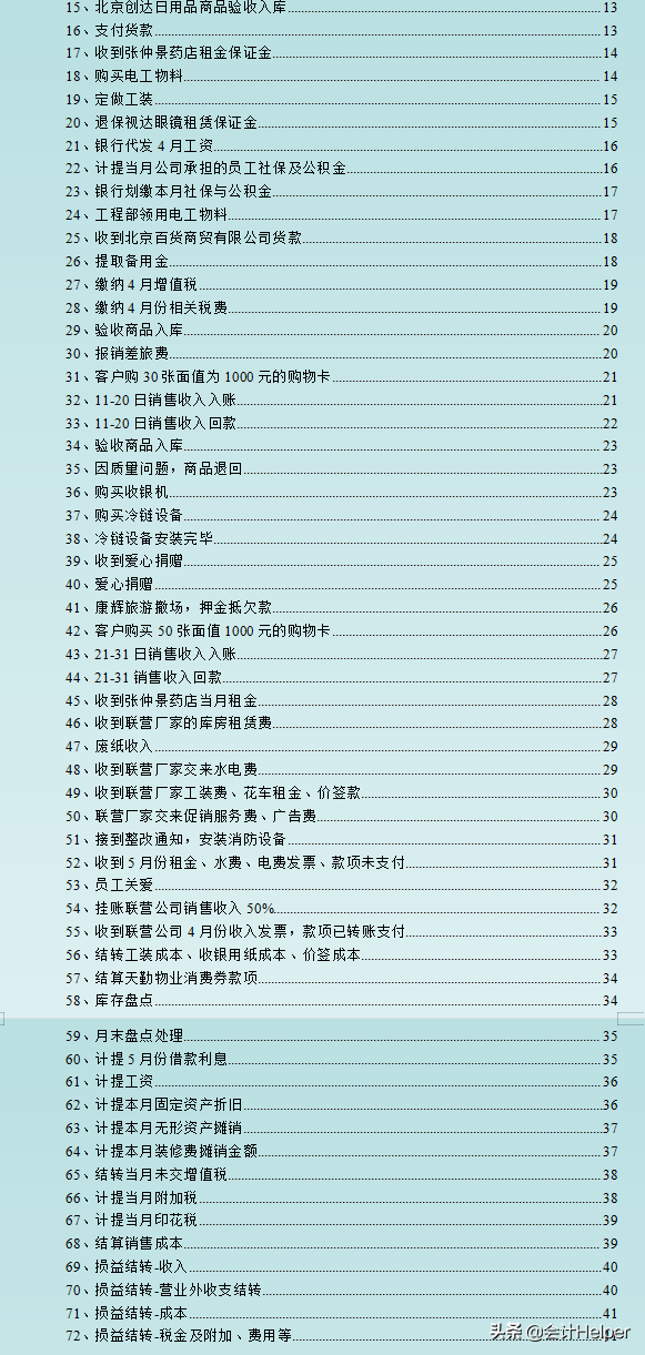 超市会计的账务处理如何做？这72笔超市会计分录应用案例，拿去用