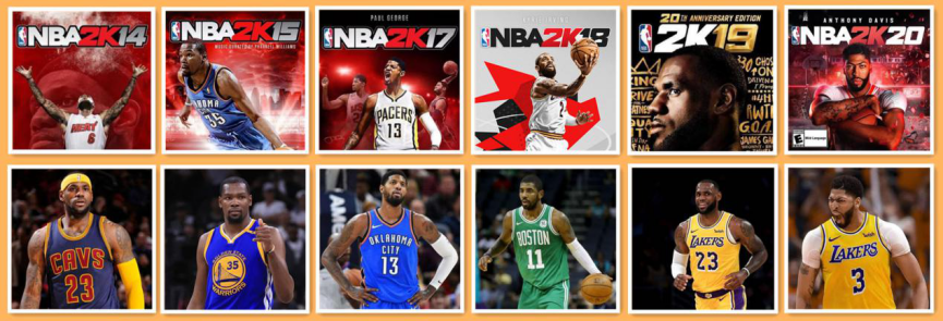 nba2k20里有哪些名人(从《NBA 2K22》的封面球员阵容中，我们能读懂些什么？)