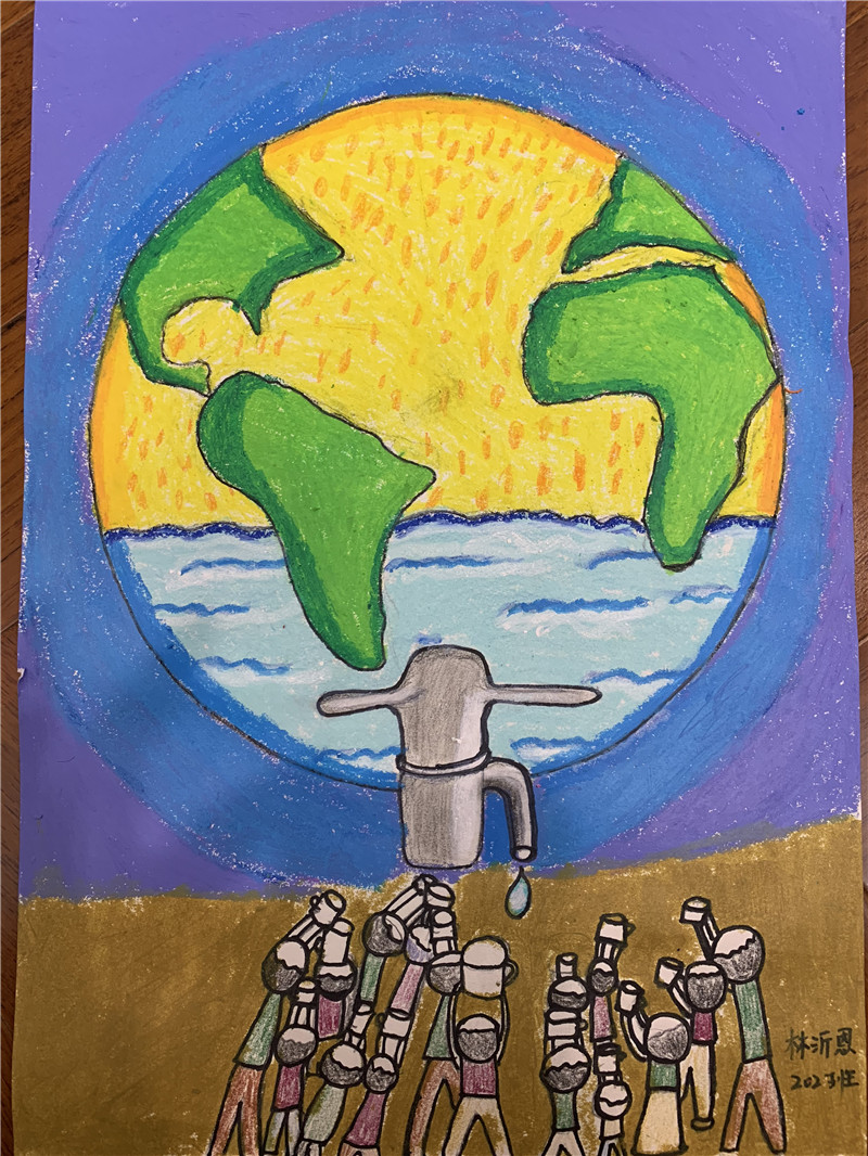 保护水环境——2020年"世界水日""中国水周"节水护水绘画作品展播(五)