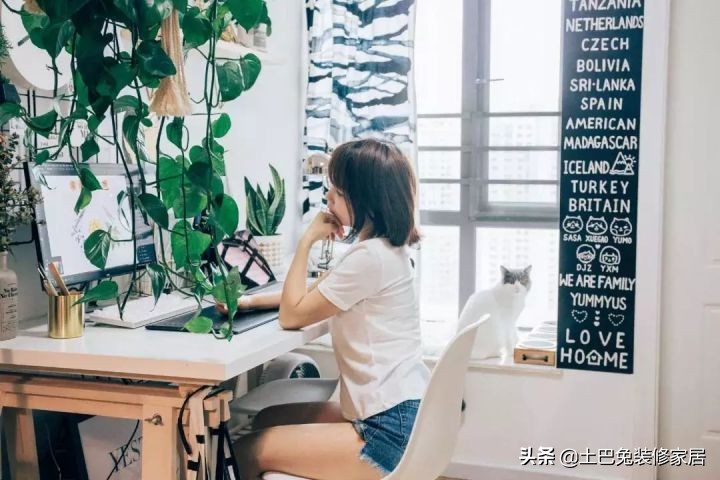 37㎡超小户型，住下“一家五口”再带一个小花园