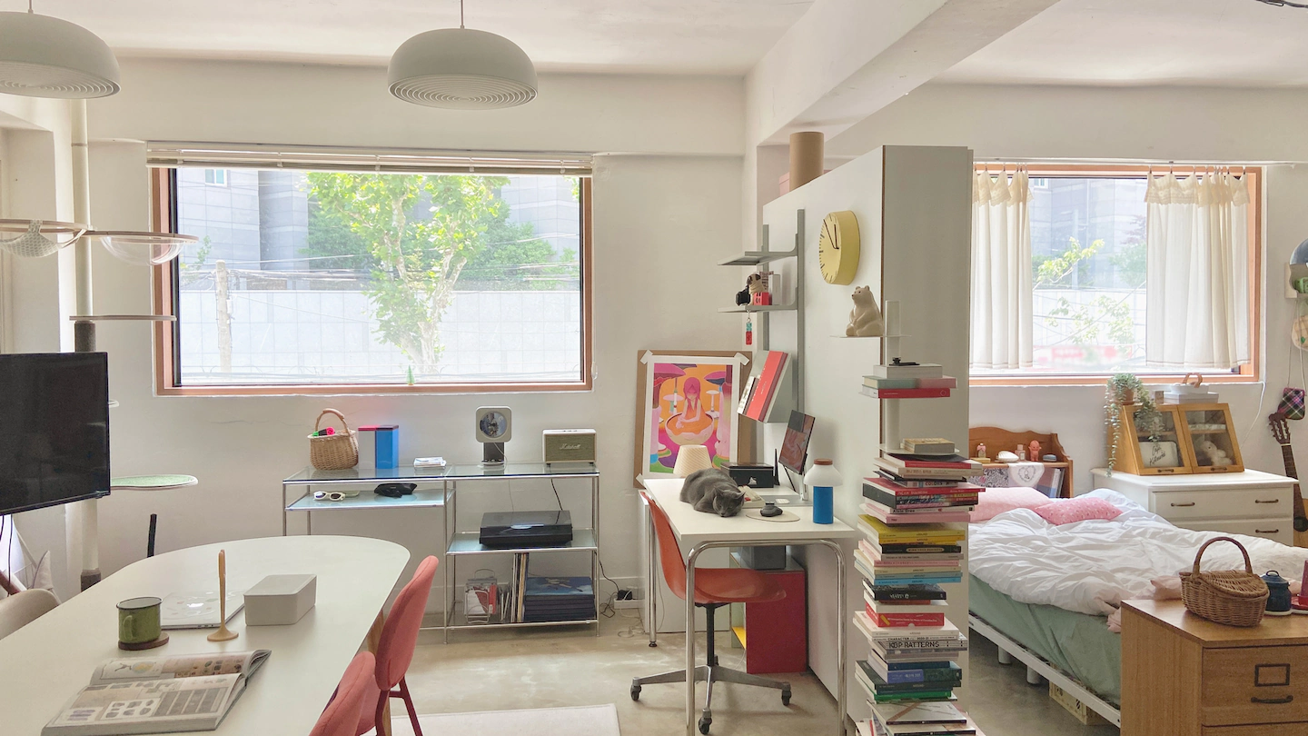 韩国设计师一室一厅的家｜简直是小户型抄作业的典范，震惊我了