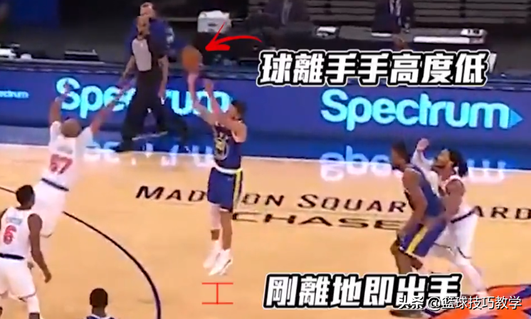 为什么nba球员投篮都要起跳(库里一段式投篮和二段式投篮，普通人到底该练哪种投篮方式？)