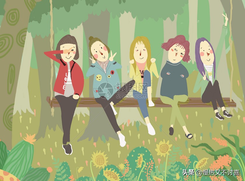 超治愈人心的友谊文案｜姐妹是树 只有姐妹靠得住