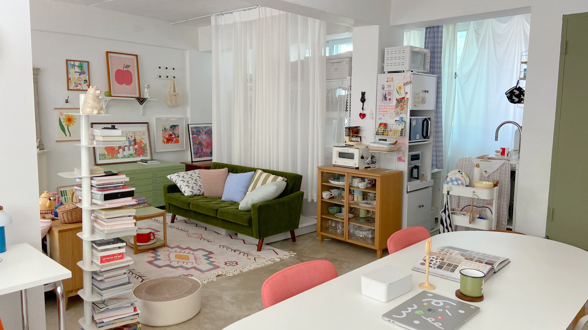 韩国设计师一室一厅的家｜简直是小户型抄作业的典范，震惊我了