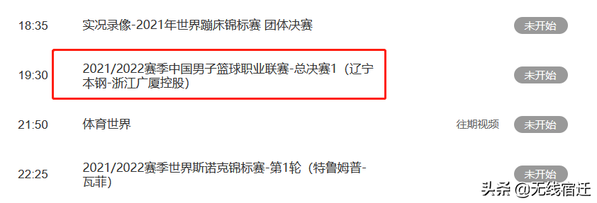 电视哪个台能看cba总决赛回放(19:30央视5套直播：CBA总决赛1辽宁本钢-浙江广厦控股)