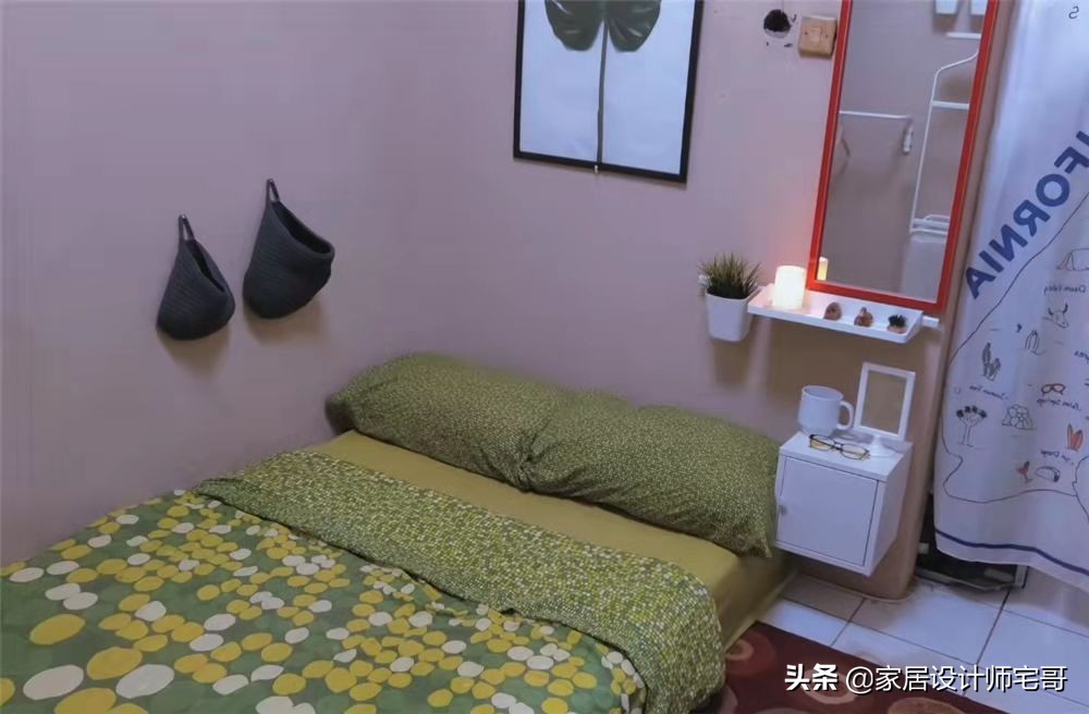 香港33岁小哥的16㎡蜗居，打造1室1厅，功能齐全，网友：苦中作乐