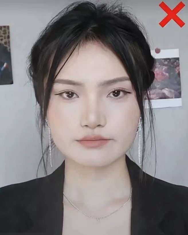 方脸高级感美女思路,土女大逆袭