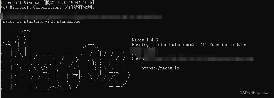 本地启动若依项目nacos报错：Server check fail, please check server