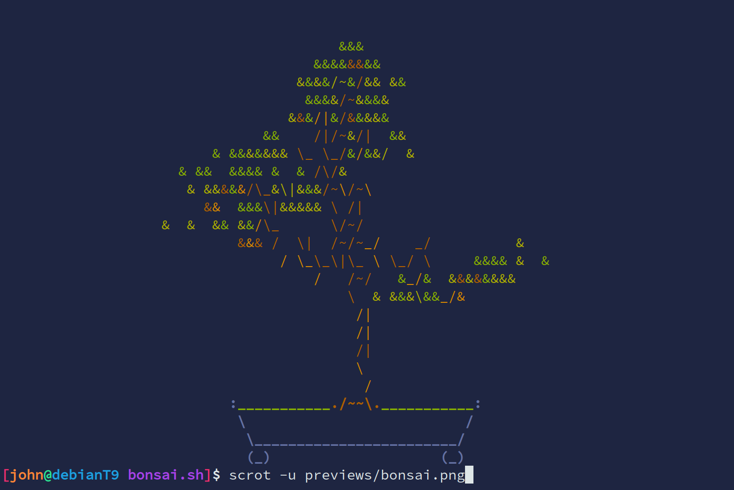 linux终端下的有趣的ascii艺术文字生成工具