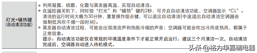 格力空调家用商用无线红外遥控器使用方法和注意事项